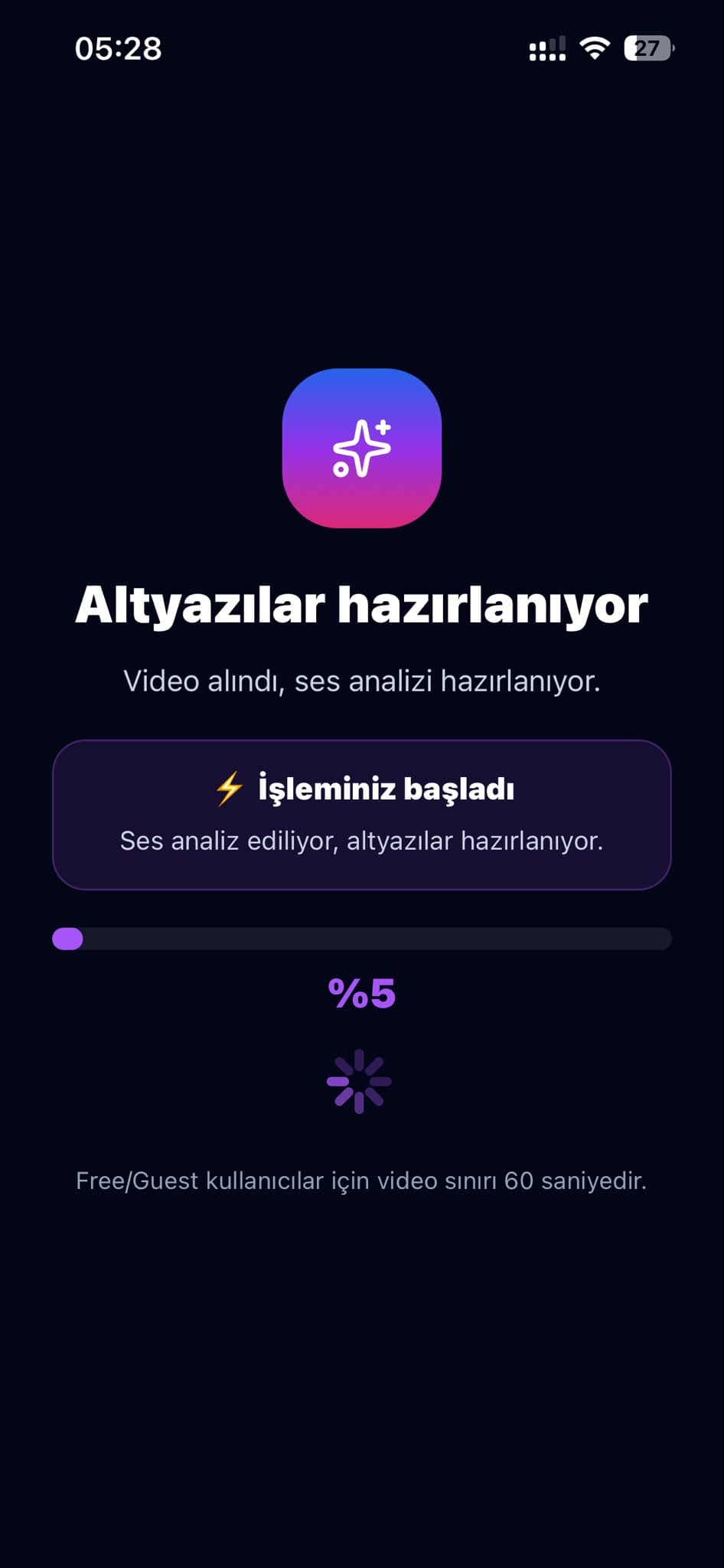 IB Subtitle Studio ekran 1