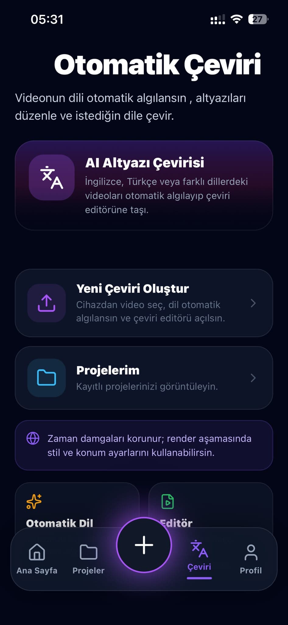 IB Subtitle Studio ekran 3